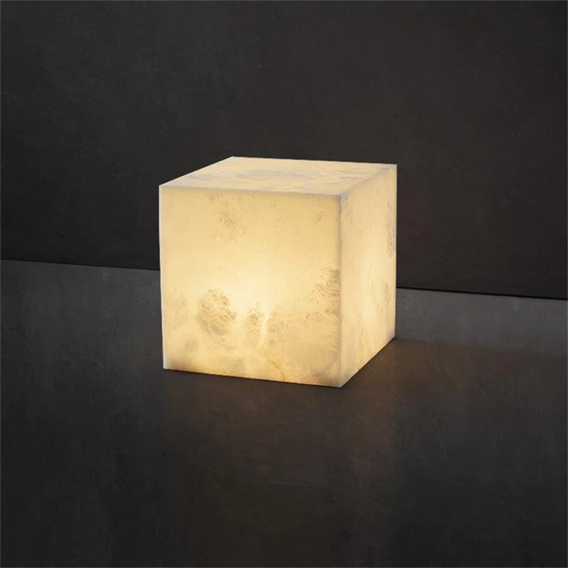 Vasilia Alabaster Cubic Pendant For Dining Table, Kitchen Island Pendant Chandeliers Kevin Studio Inc