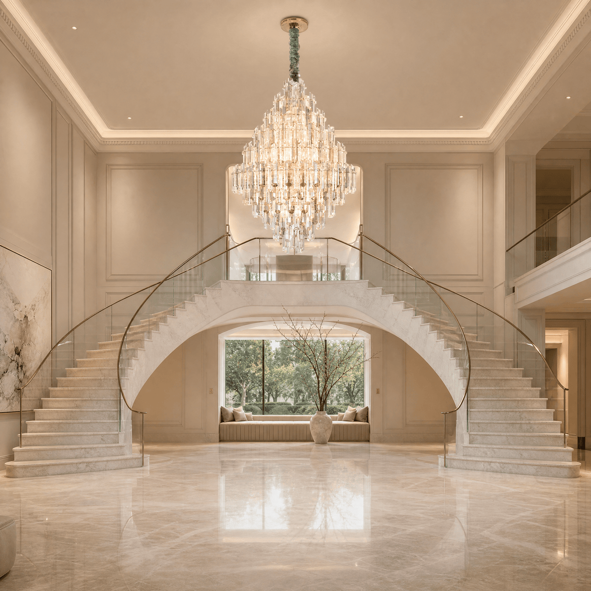 Velo Crystal Chandelier - Blushlighting