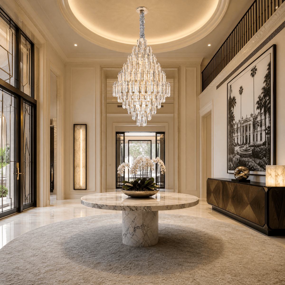 Velo Crystal Chandelier - Blushlighting