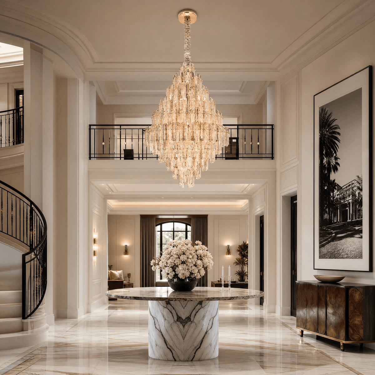 Velo Crystal Chandelier - Blushlighting