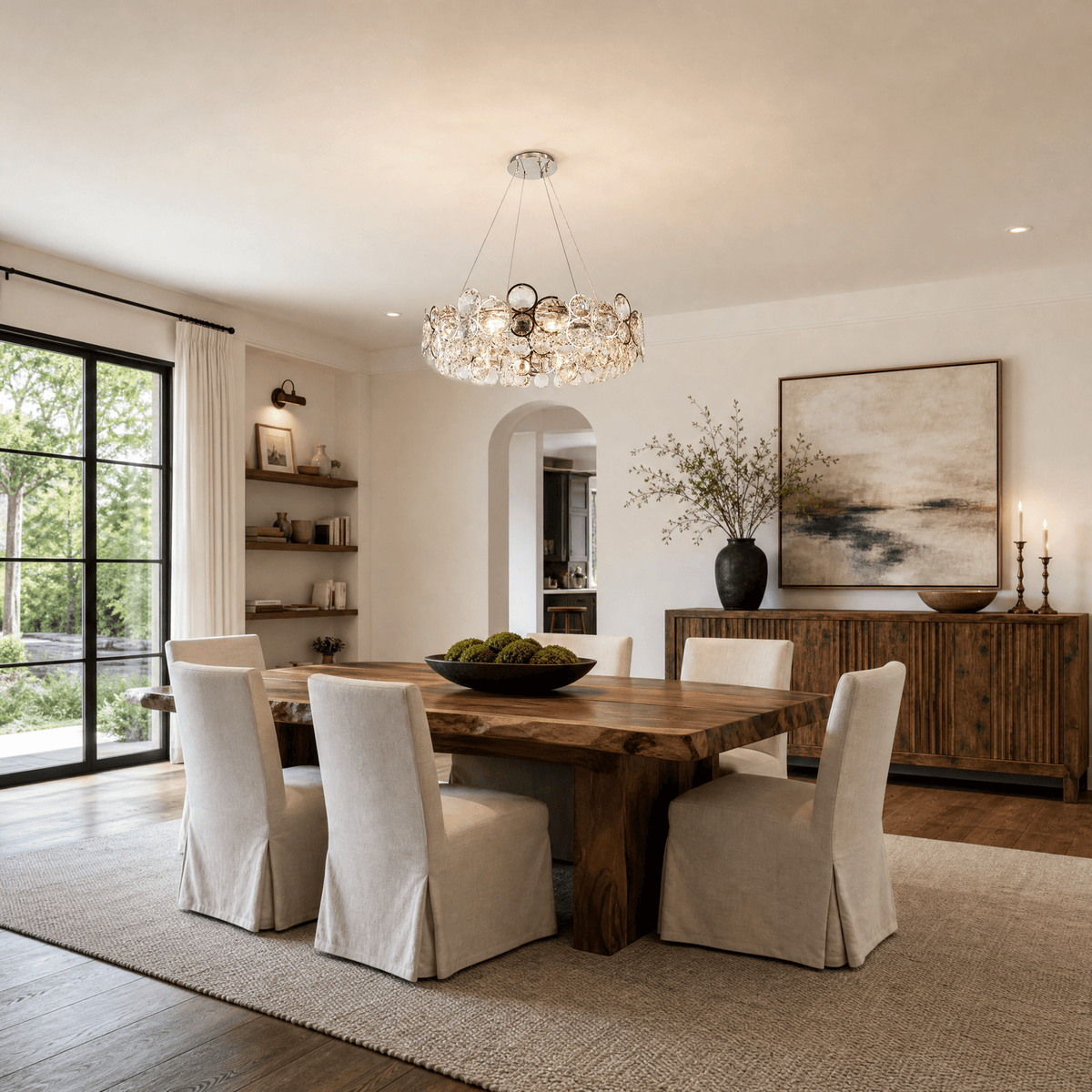 Velo Crystal Globe Chandelier - Blushlighting