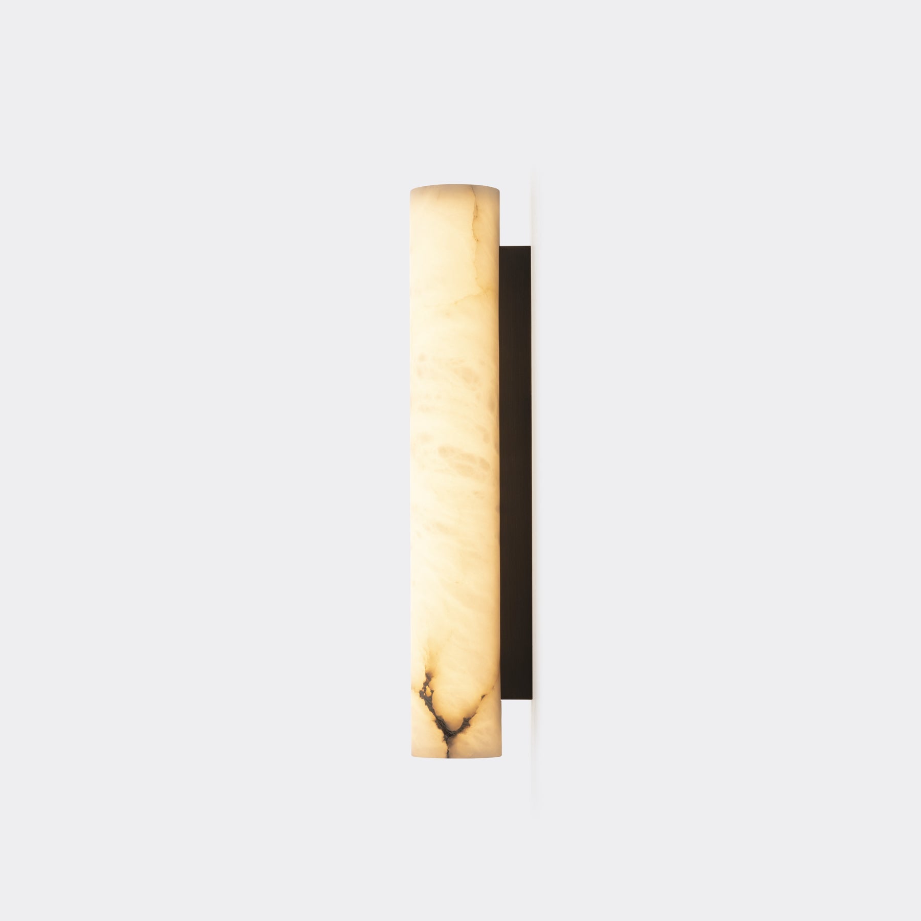 Venus Modern Linear Alabaster Wall Sconce 3'' 4.7'' - 3'' W x 22'' HBrassBlushlighting