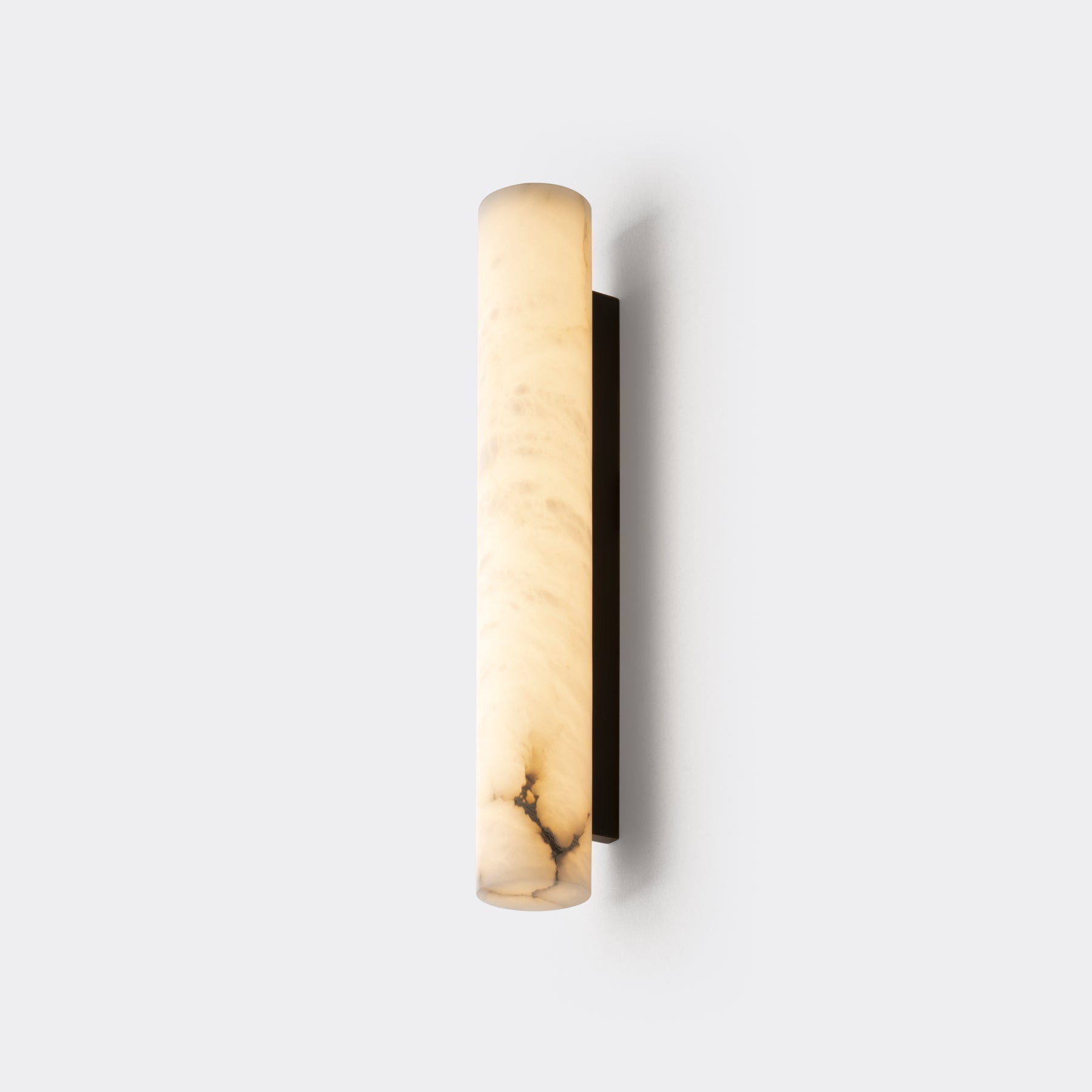 Venus Modern Linear Alabaster Wall Sconce 3'' 4.7'' - 3'' W x 22'' HBrassBlushlighting