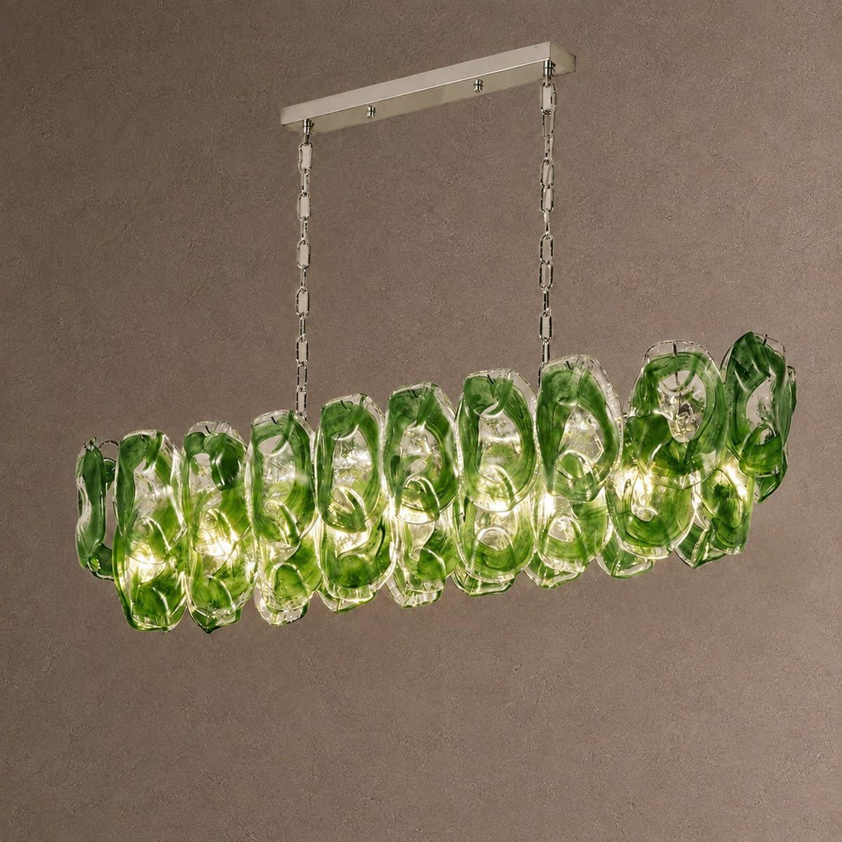 Verdalia Linear Chandelier - L39.4” × W13.8” × H11.4”Blushlighting