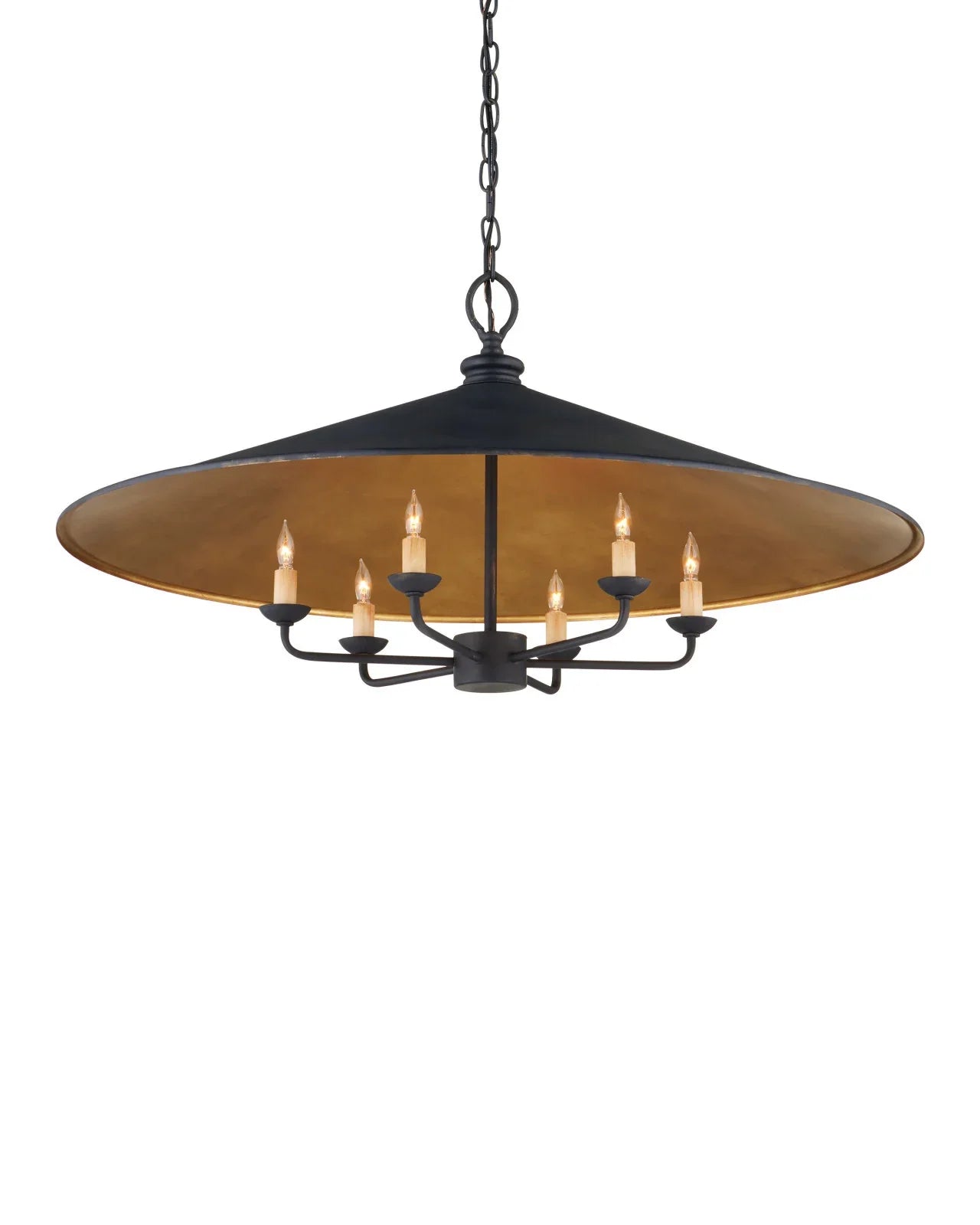 Veritas Black Chandelier 36'' For living room, bedroom, Foyer Entryway - Blushlighting