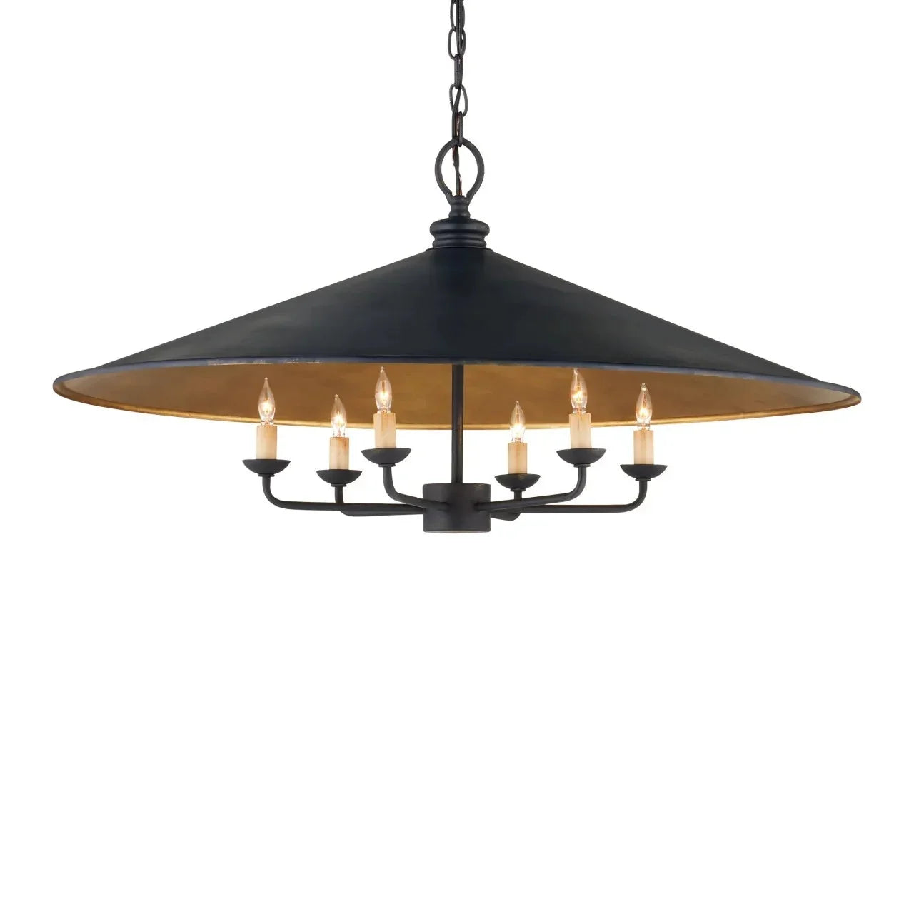 Veritas Black Chandelier 36'' For living room, bedroom, Foyer Entryway - Blushlighting