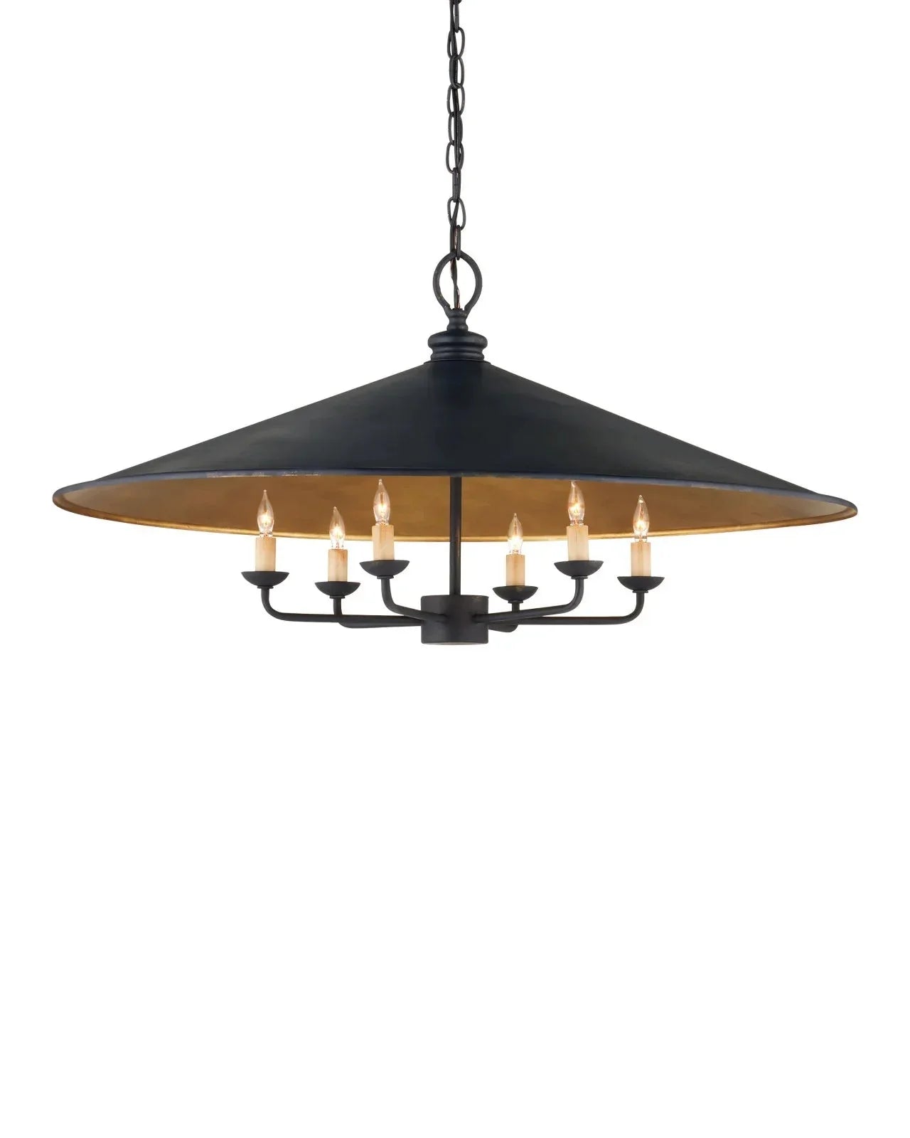 Veritas Black Chandelier 36'' For living room, bedroom, Foyer Entryway - Blushlighting