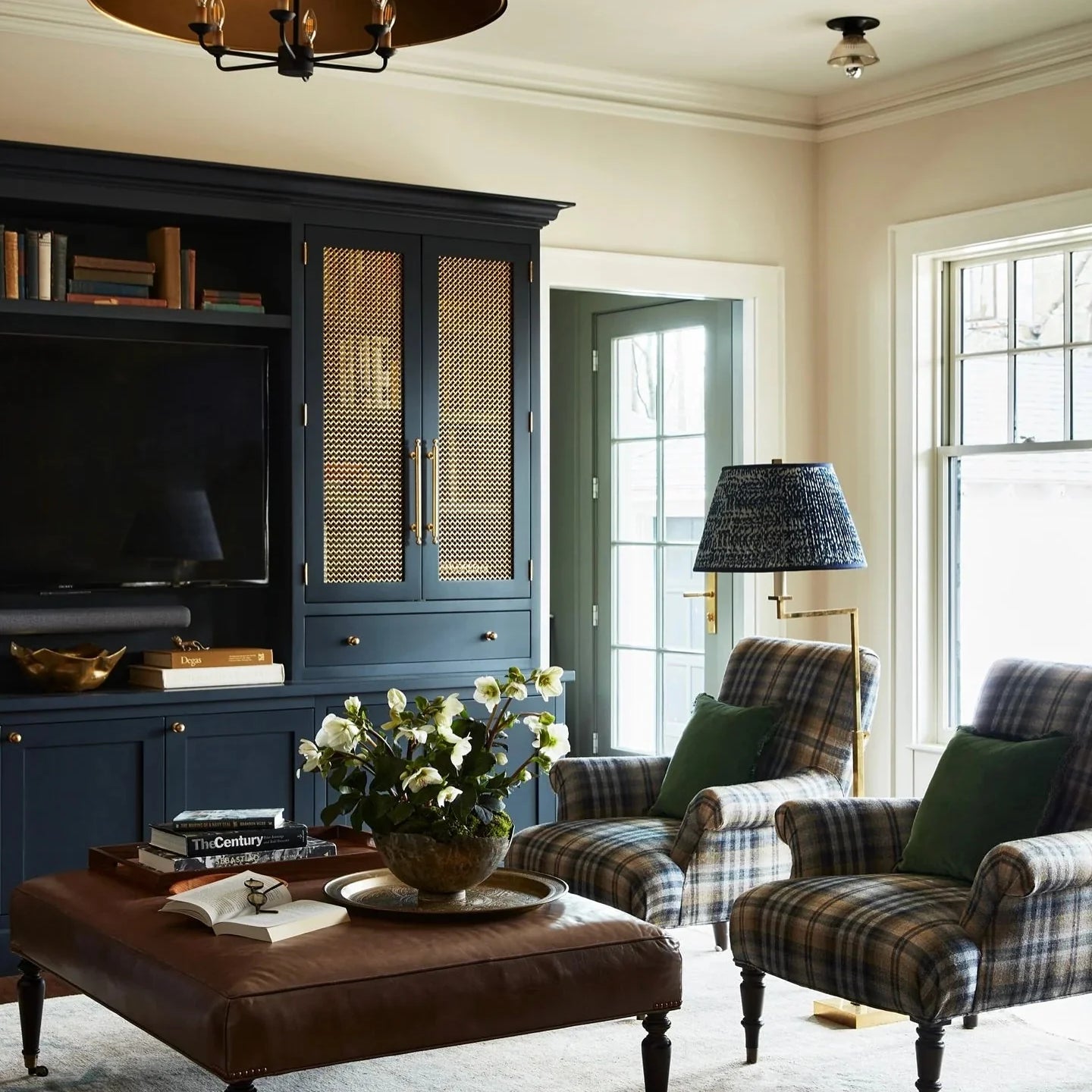 Veritas Black Chandelier 36'' For living room, bedroom, Foyer Entryway - Blushlighting