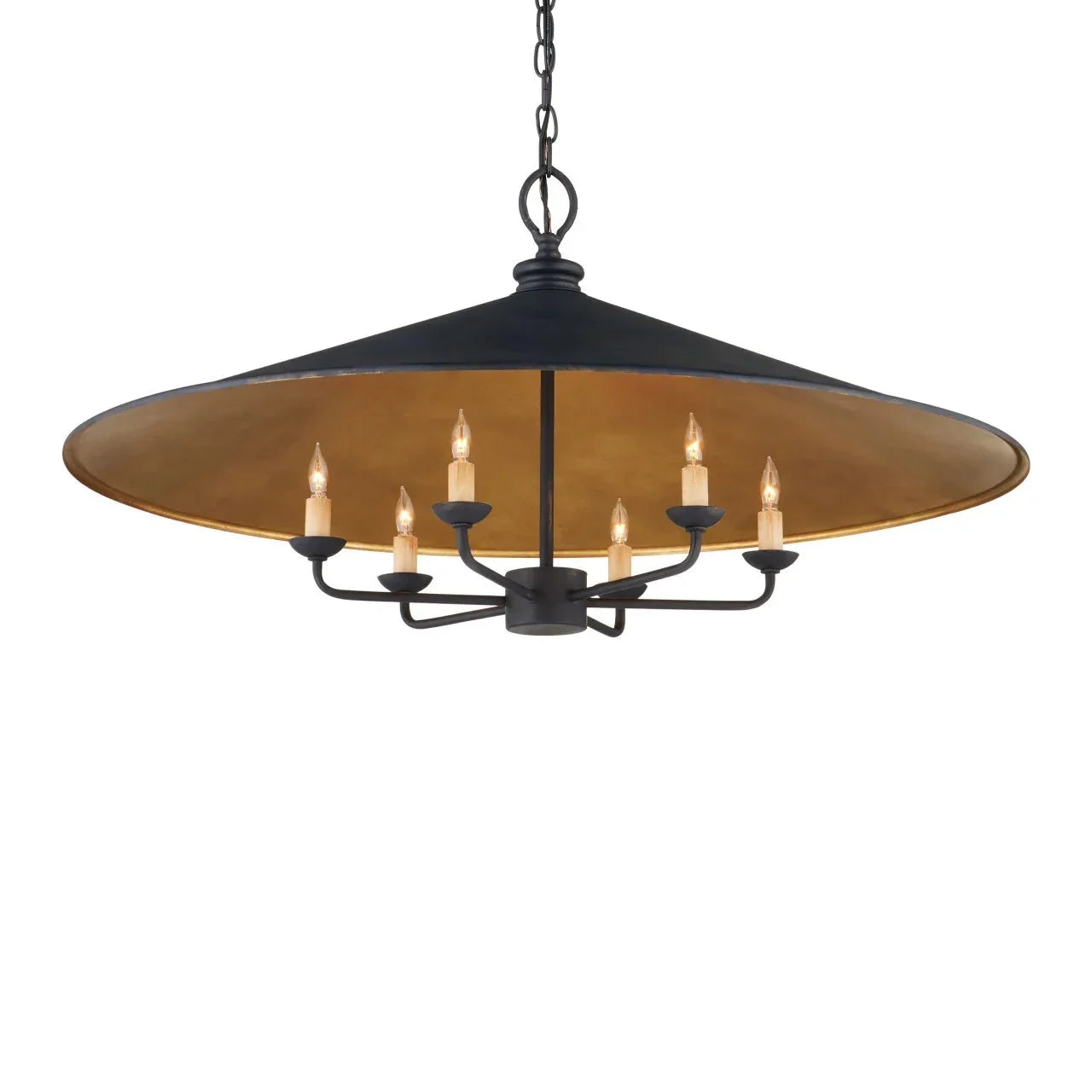 Veritas Black Chandelier 36'' For living room, bedroom, Foyer Entryway - Blushlighting