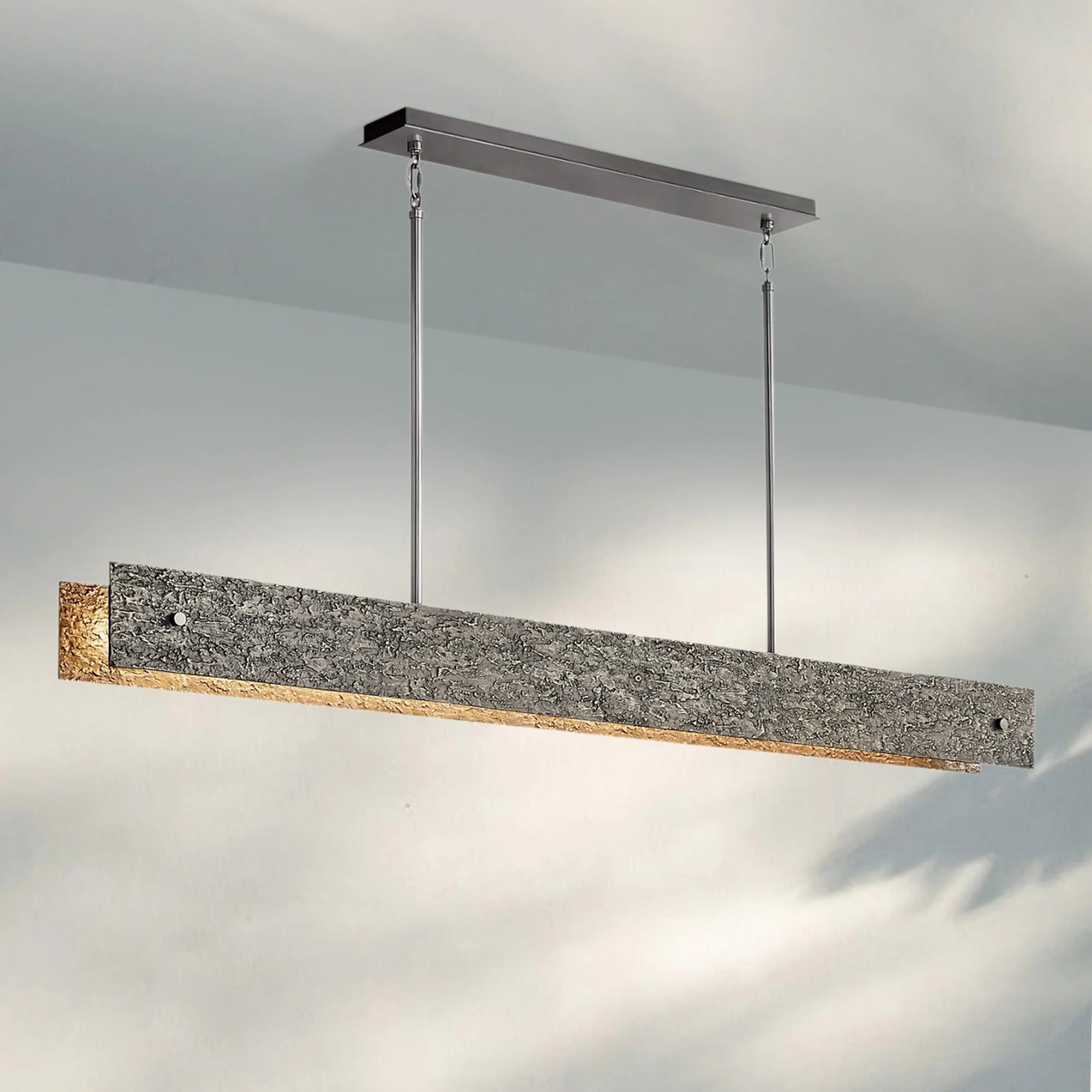 Veuvery Linear Chandelier 54" 72" - 72''BronzeBlushlighting