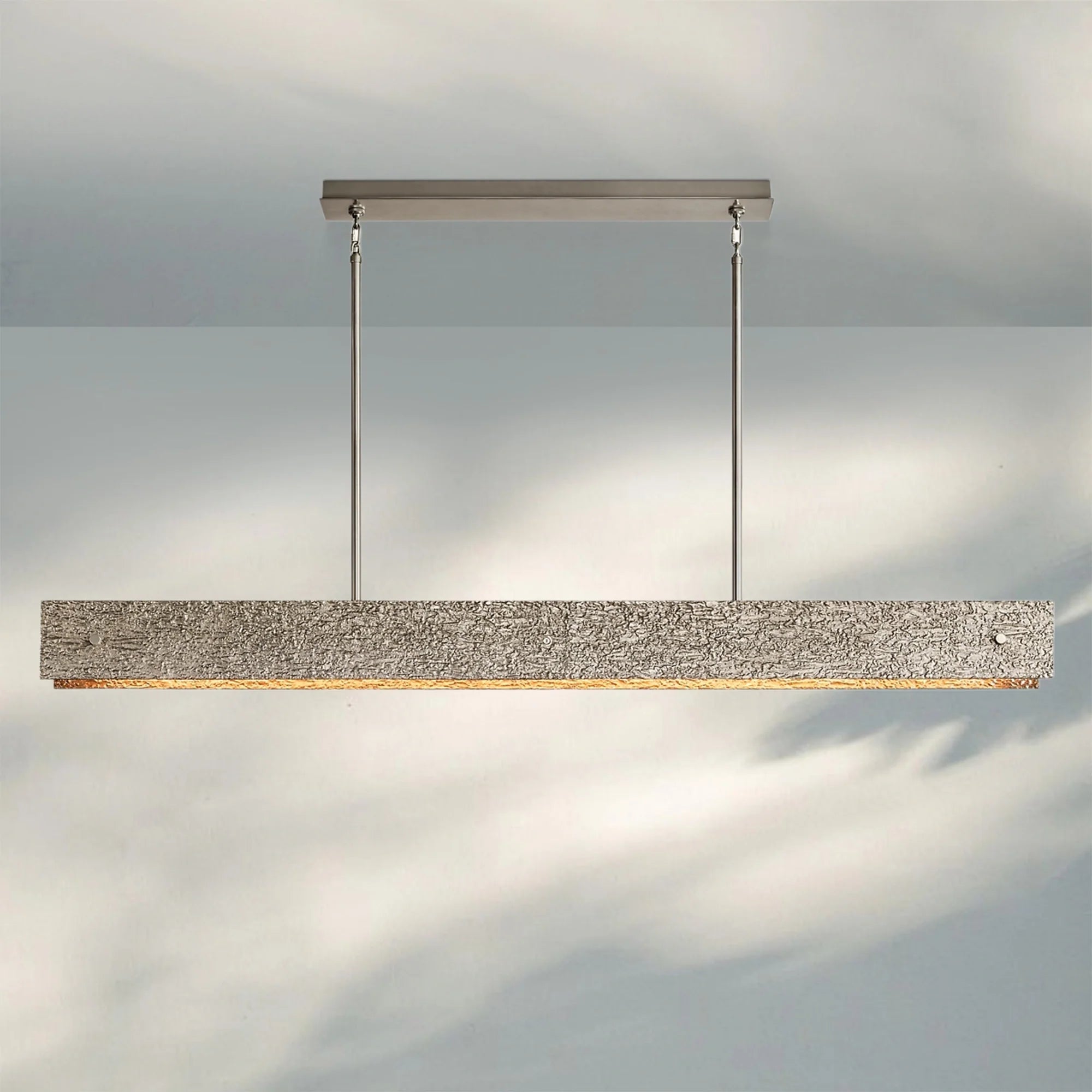 Veuvery Linear Chandelier 54" 72" - 72''PewterBlushlighting