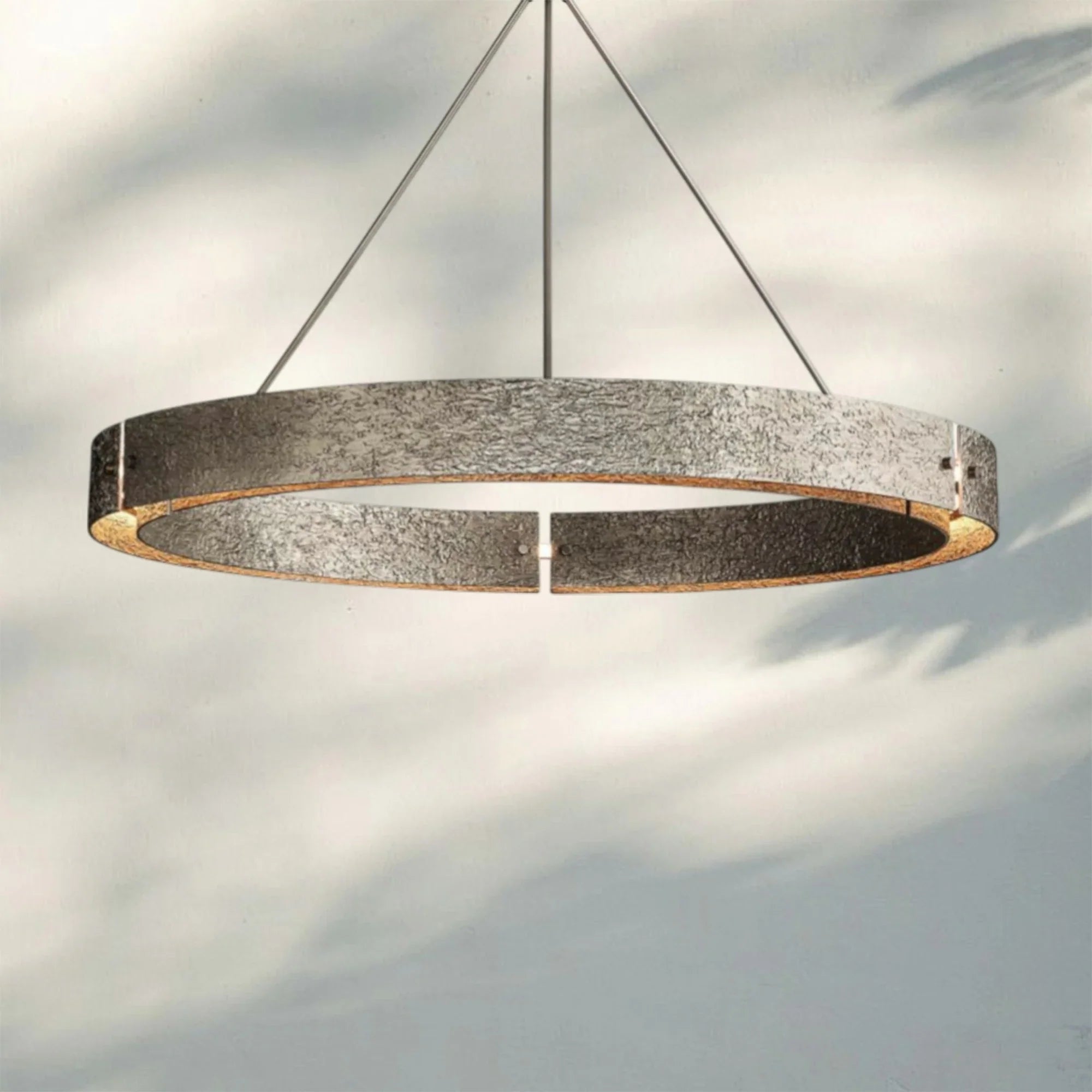 Veuvery Round Chandelier 60" - BrassBlushlighting