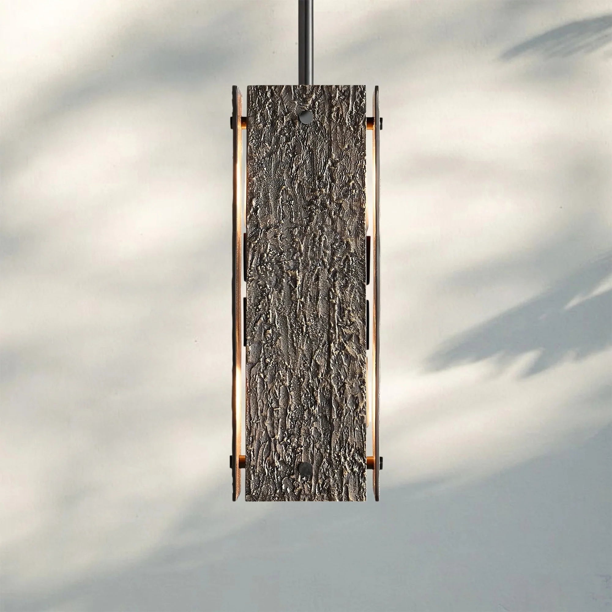 Veuvery Square Pendant 19" - BronzeBlushlighting