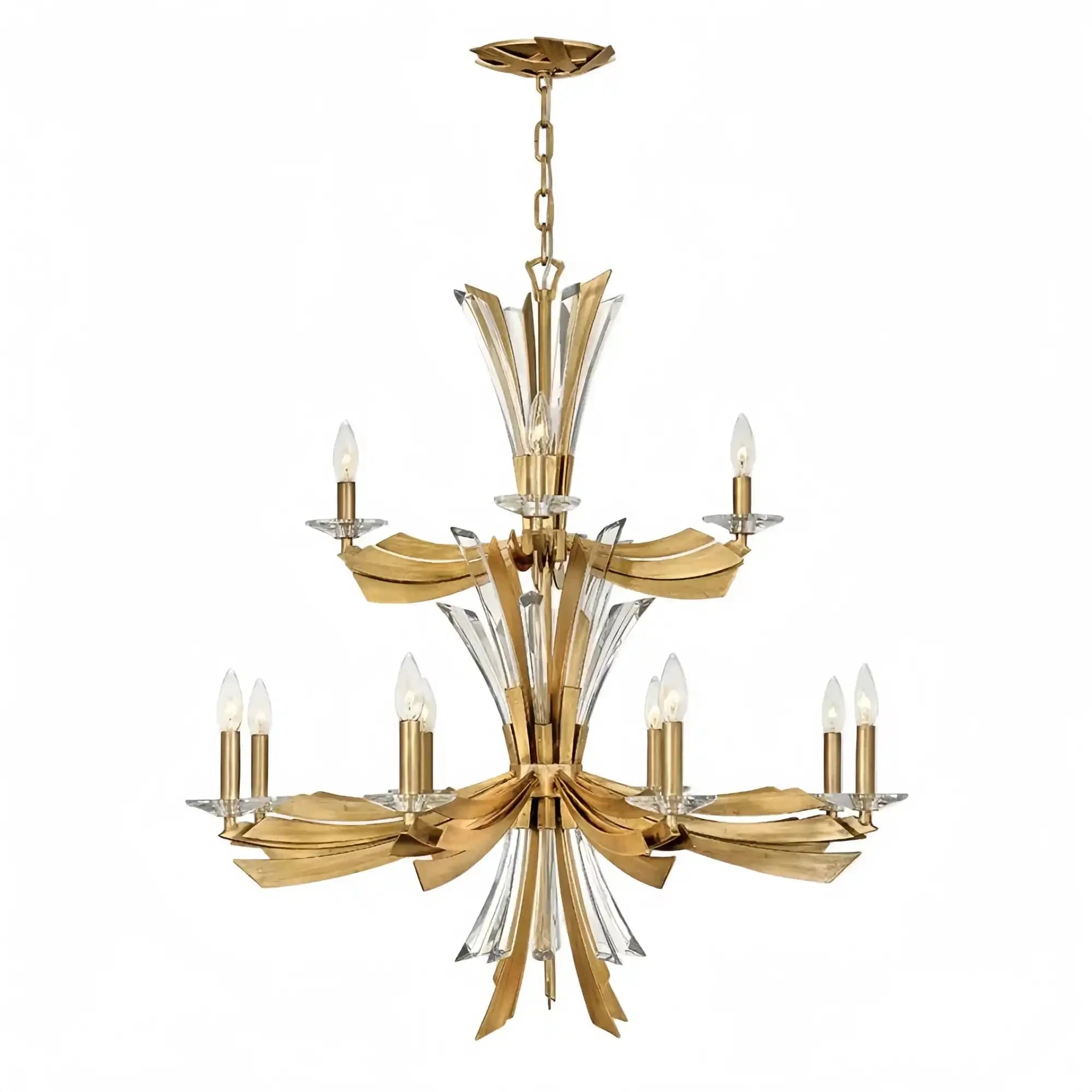 Vida Medium Multi Tier Chandelier - Blushlighting