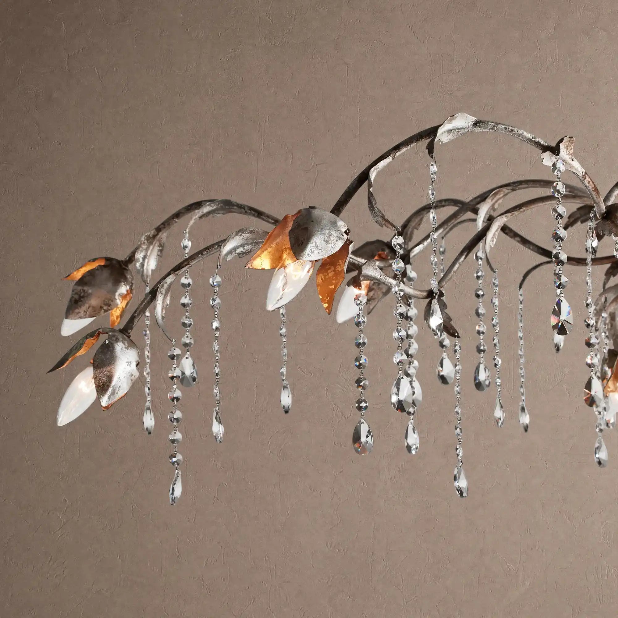 Viticcia Rectangular Chandelier 52" 61" 71" - 61"Blushlighting