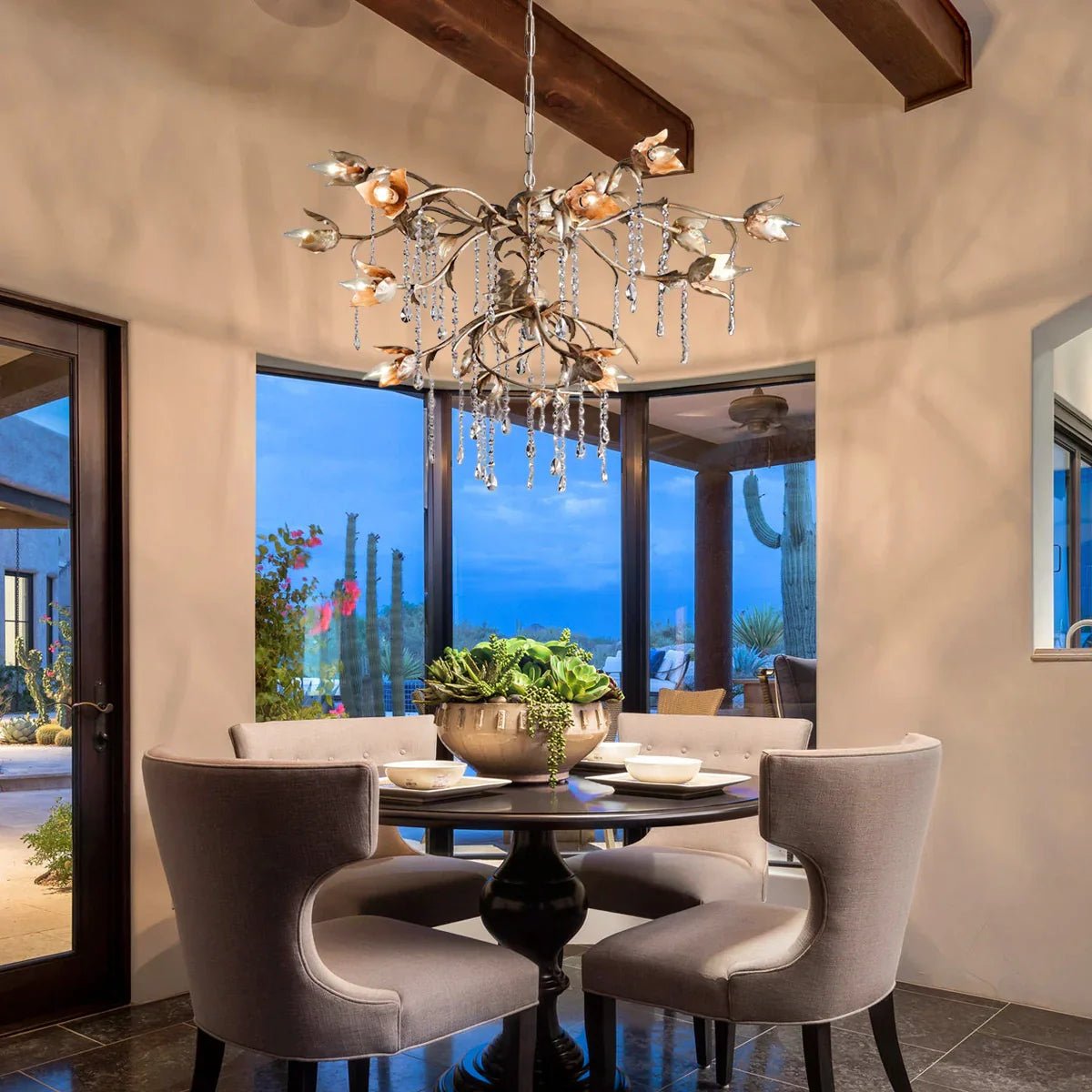 Viticcia Round Chandelier - Blushlighting