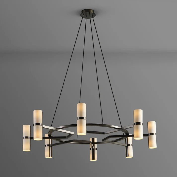 Voltaire Circular Chandelier - BronzeBlushlighting
