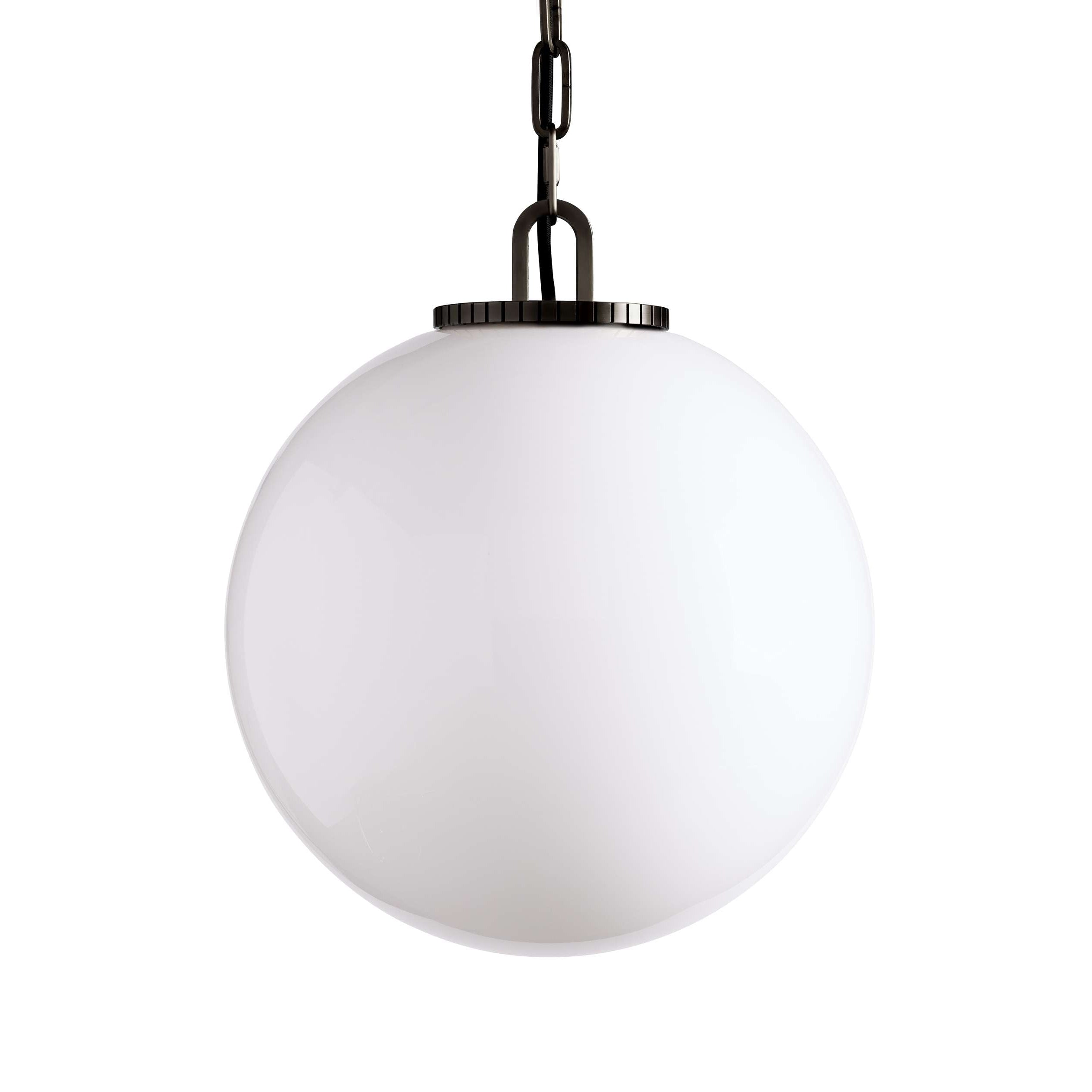 Wescotte Globe Pendant with Chain - BLACKMILKMEDIUMBlushlighting