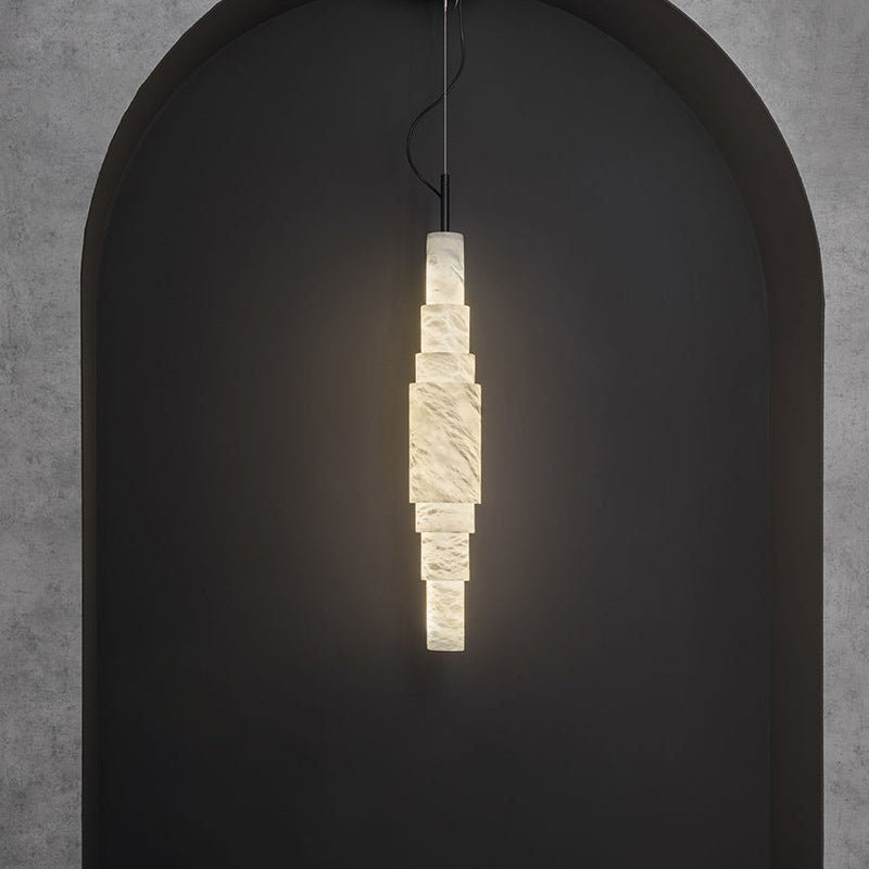White Alabaster Cluster Pendant Lamp 3-lights for kitchen Island - 1-LightWhiteBlushlighting