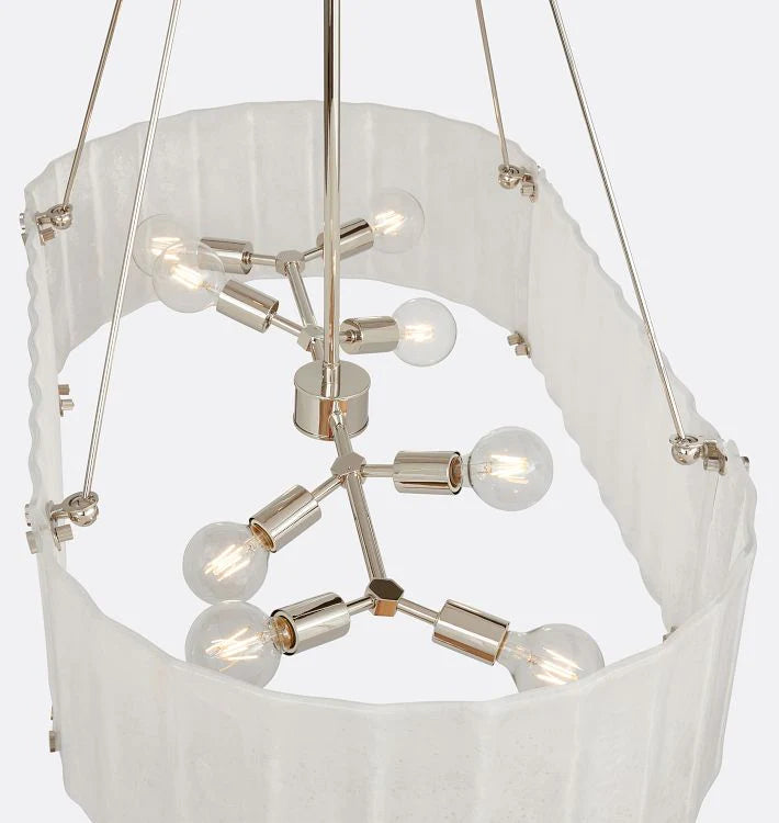 Willamette Glass Linear Chandelier 48''-Blushlighting