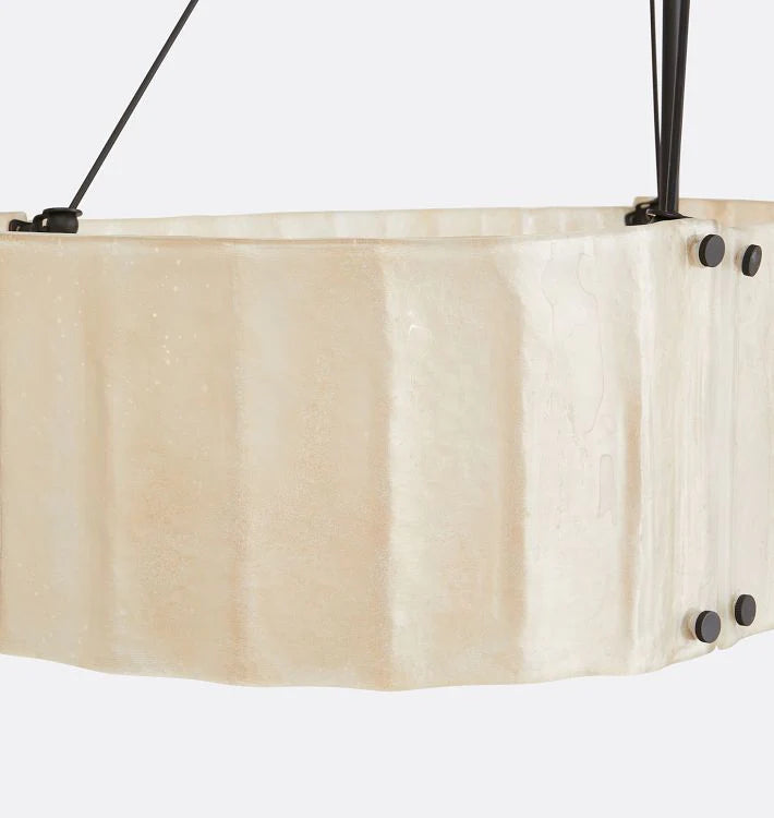 Willamette Glass Linear Chandelier 48''-Blushlighting