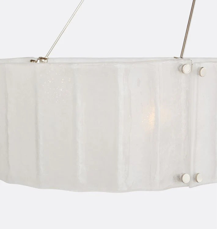Willamette Glass Linear Chandelier 60''-Blushlighting