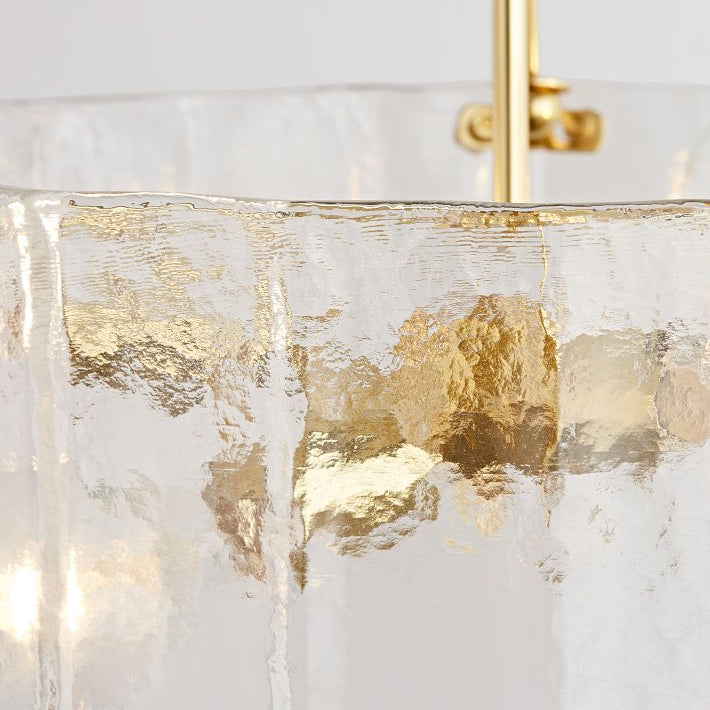 Willamette Glass Round Chandelier 2-Tier 32''-Blushlighting