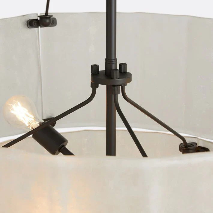 Willamette Glass Round Chandelier 2-Tier 32''-Blushlighting