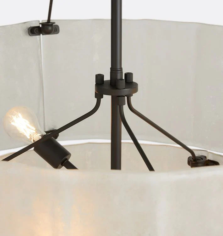 Willamette Glass Round Chandelier 2-Tier 32''-Blushlighting