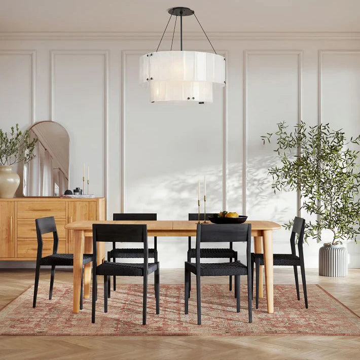 Willamette Glass Round Chandelier 2-Tier 32''-Blushlighting