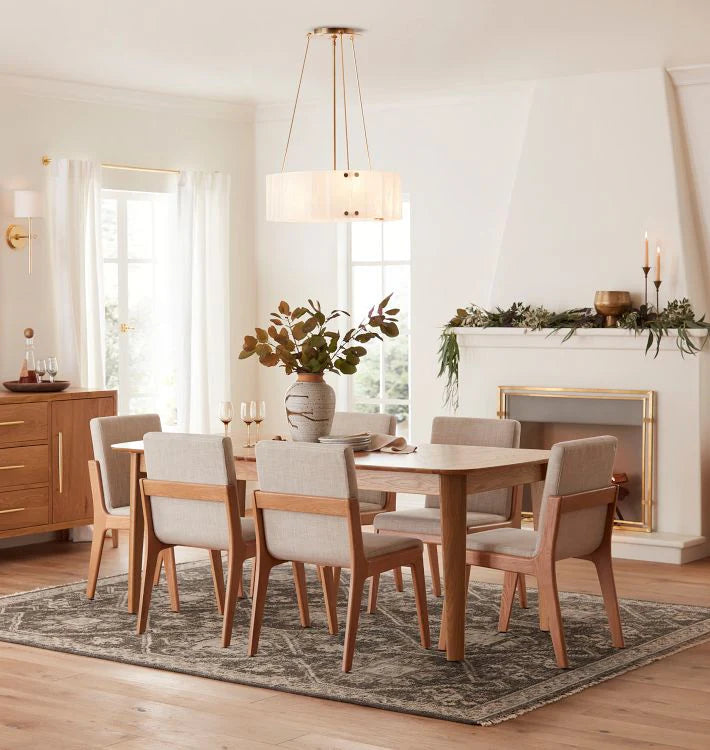 Willamette Glass Round Chandelier 24"-Blushlighting