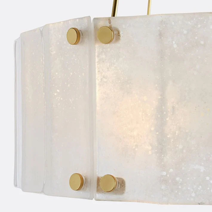 Willamette Glass Round Chandelier 32"-Blushlighting