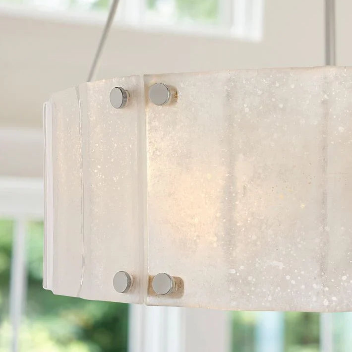 Willamette Glass Round Chandelier 32"-Blushlighting