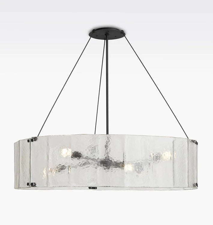 Willamette Glass Round Chandelier 48''-Blushlighting