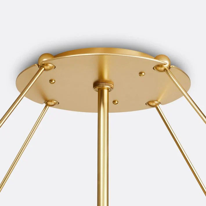 Willamette Glass Round Chandelier 48''-Blushlighting