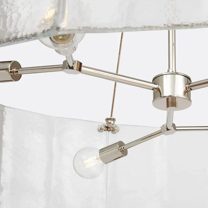 Willamette Glass Round Chandelier 48''-Blushlighting