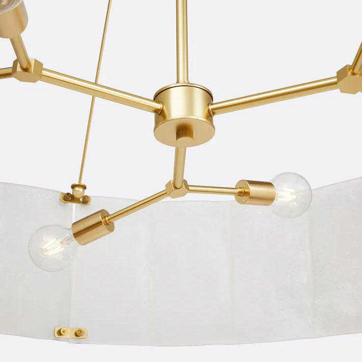 Willamette Glass Round Chandelier 48''-Blushlighting