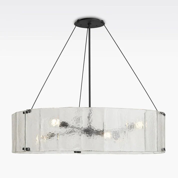 Willamette Glass Round Chandelier 48''-Blushlighting