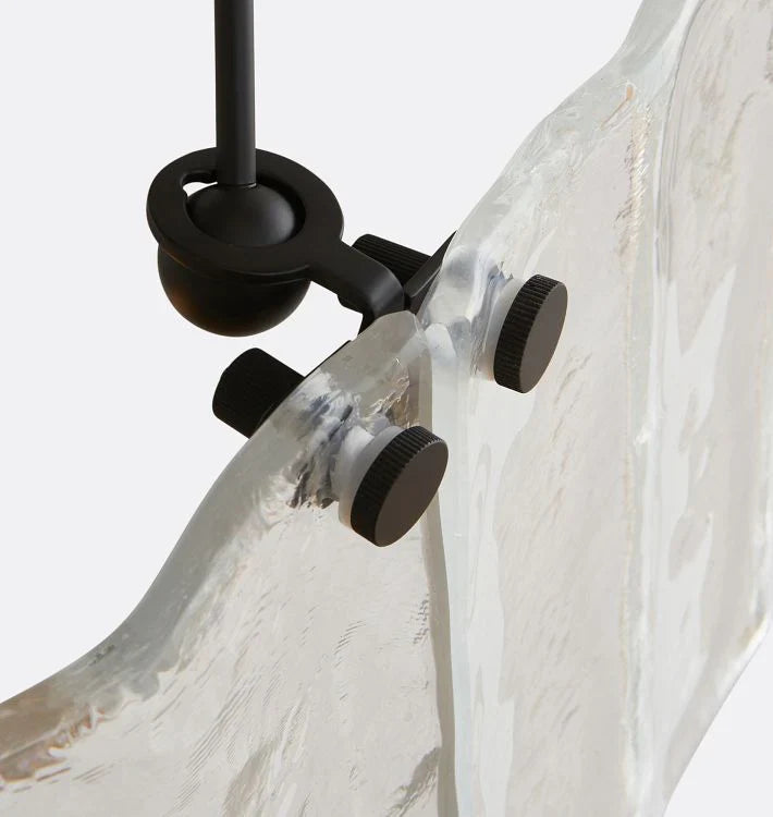 Willamette Glass Round Chandelier 48''-Blushlighting