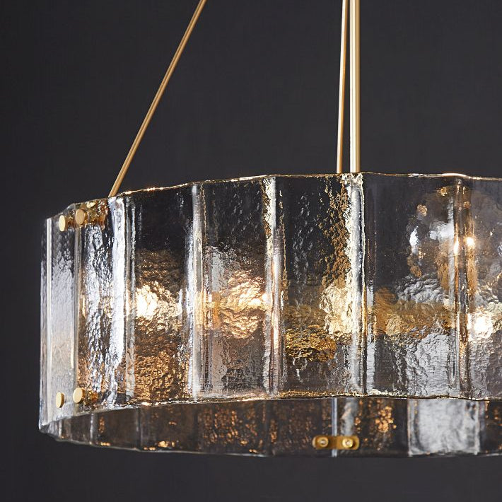 Willamette Glass Round Chandelier 48''-Blushlighting