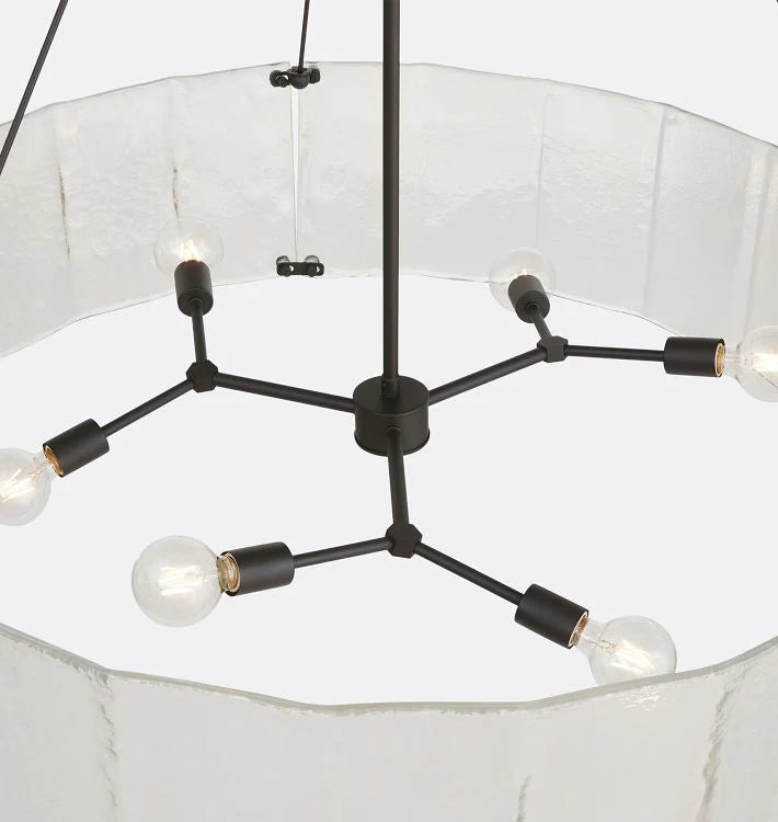 Willamette Glass Round Chandelier 48''-Blushlighting