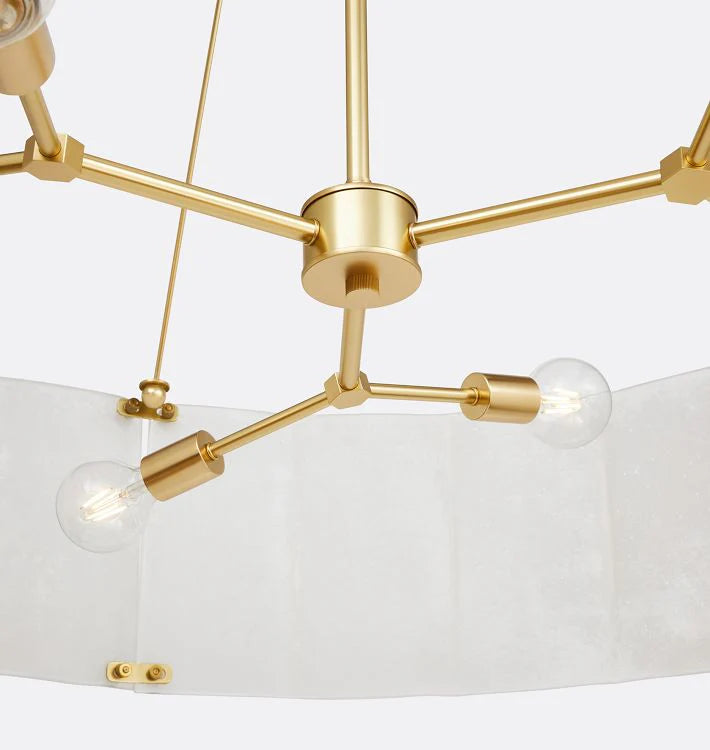 Willamette Glass Round Chandelier 48''-Blushlighting