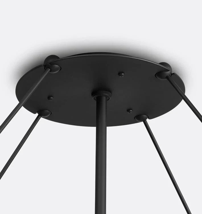 Willamette Glass Round Chandelier 48''-Blushlighting