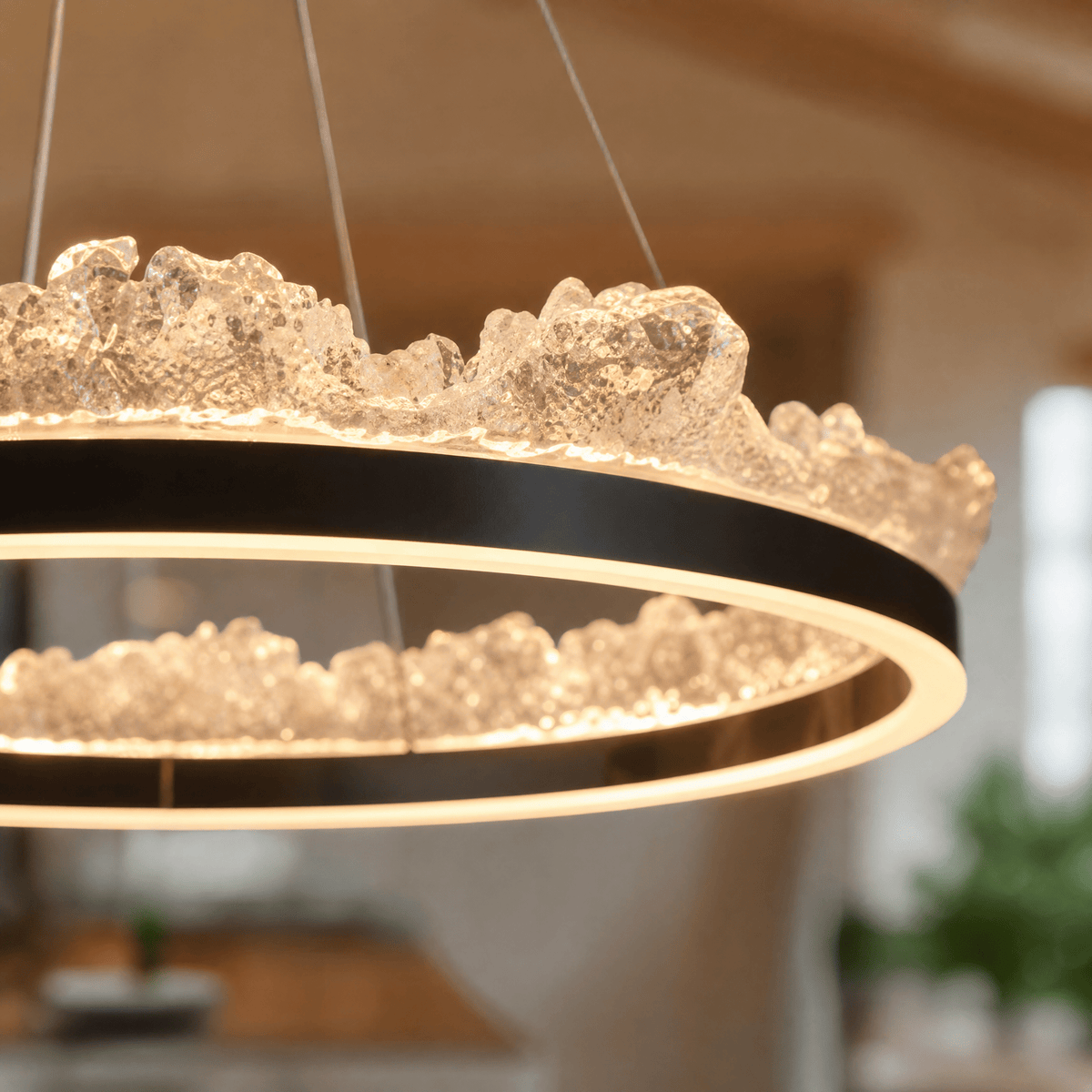 Wind & Wave Modern Sculptural Pendant Light - Blushlighting