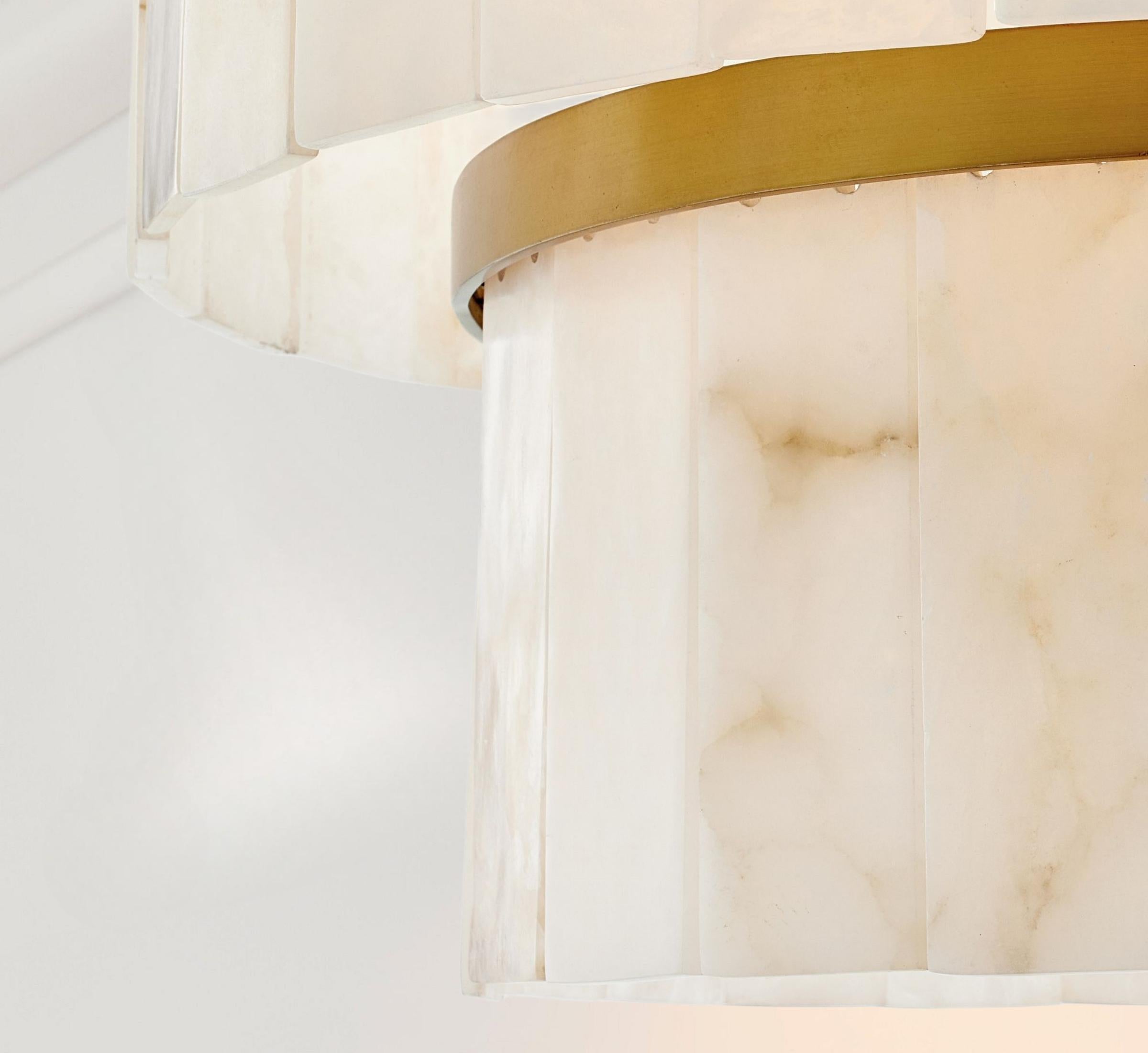 Windham Alabaster 3 Tier Chandelier-chandelier-Blushlighting