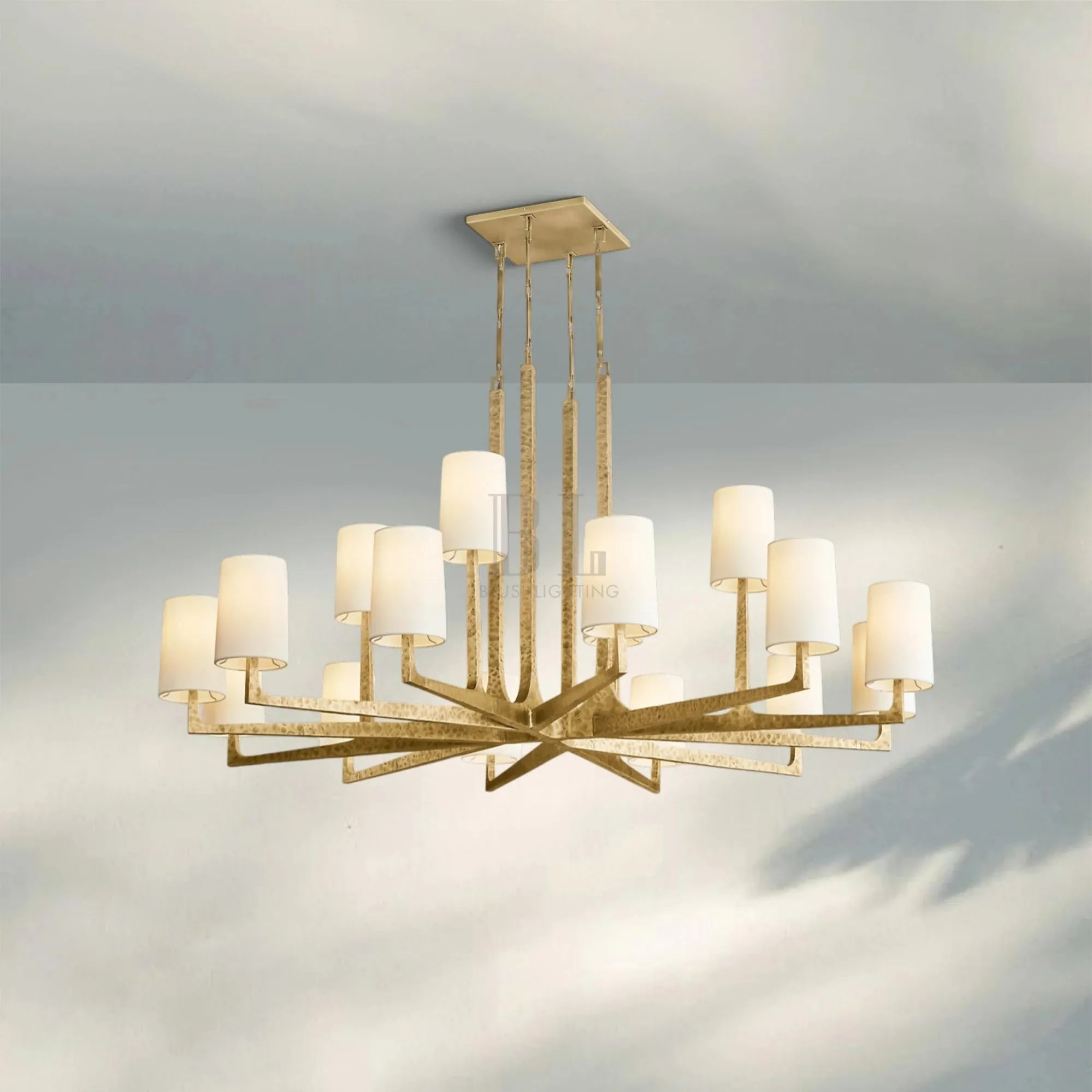 Wrighy Round Chandelier 36'' 48'' 60'' - Blushlighting
