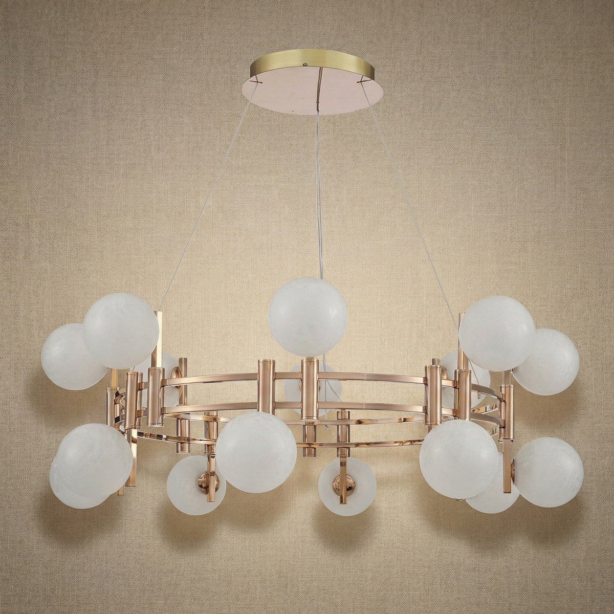 Blush Series Glass Pendant Light Style Q - dark