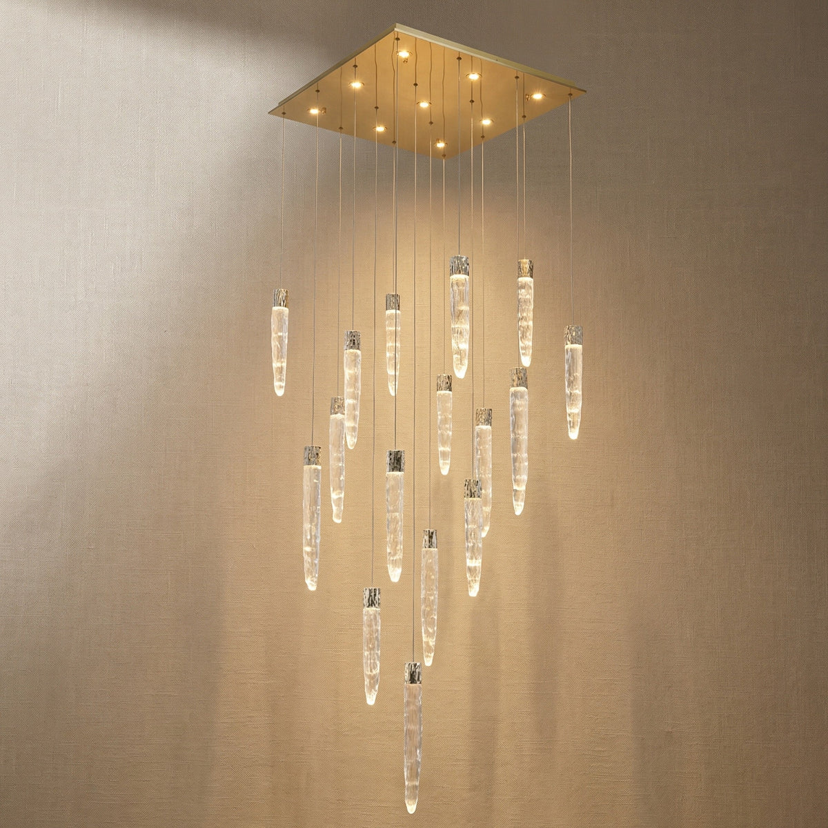 Blush Series Grand Metal Pendant Light - 31" (Dia 800mm)