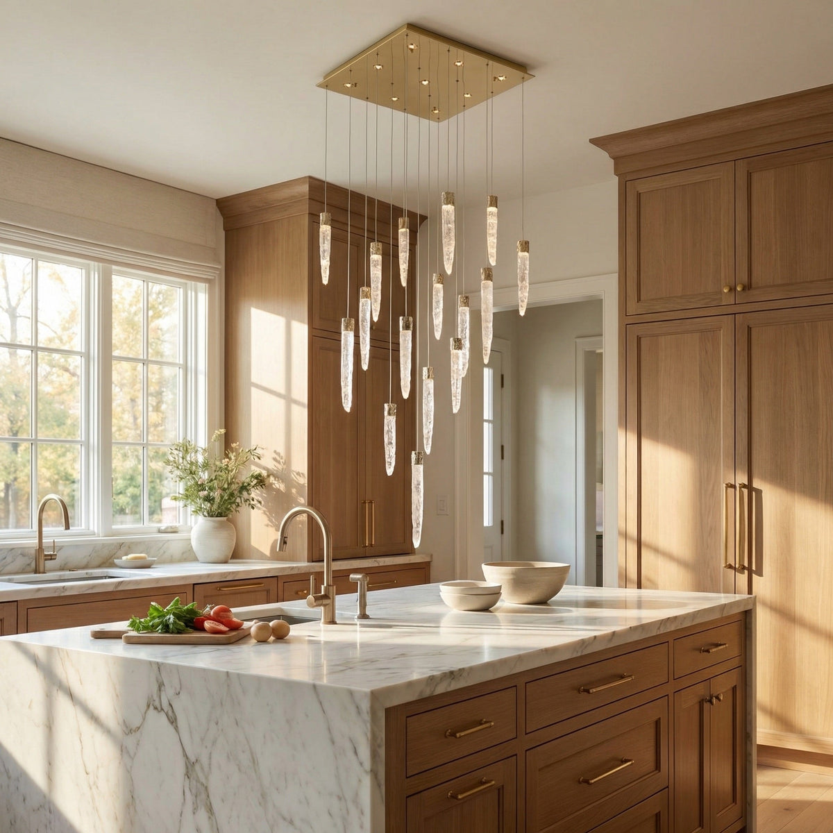 Blush Series Grand Metal Pendant Light - scene-2