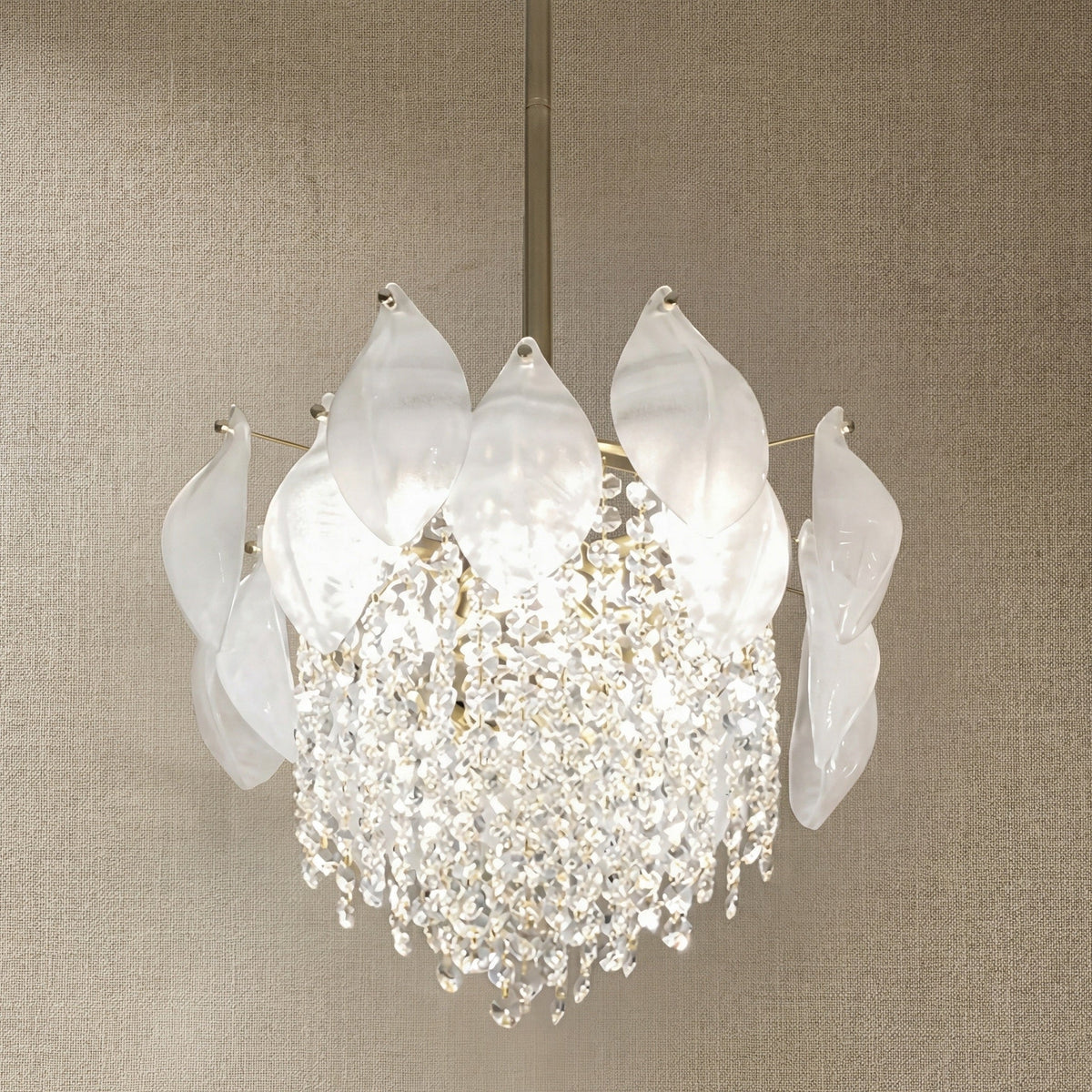 Yiosi Series Oval Glass Pendant Light 39" Style E - 24" (Dia 600mm)